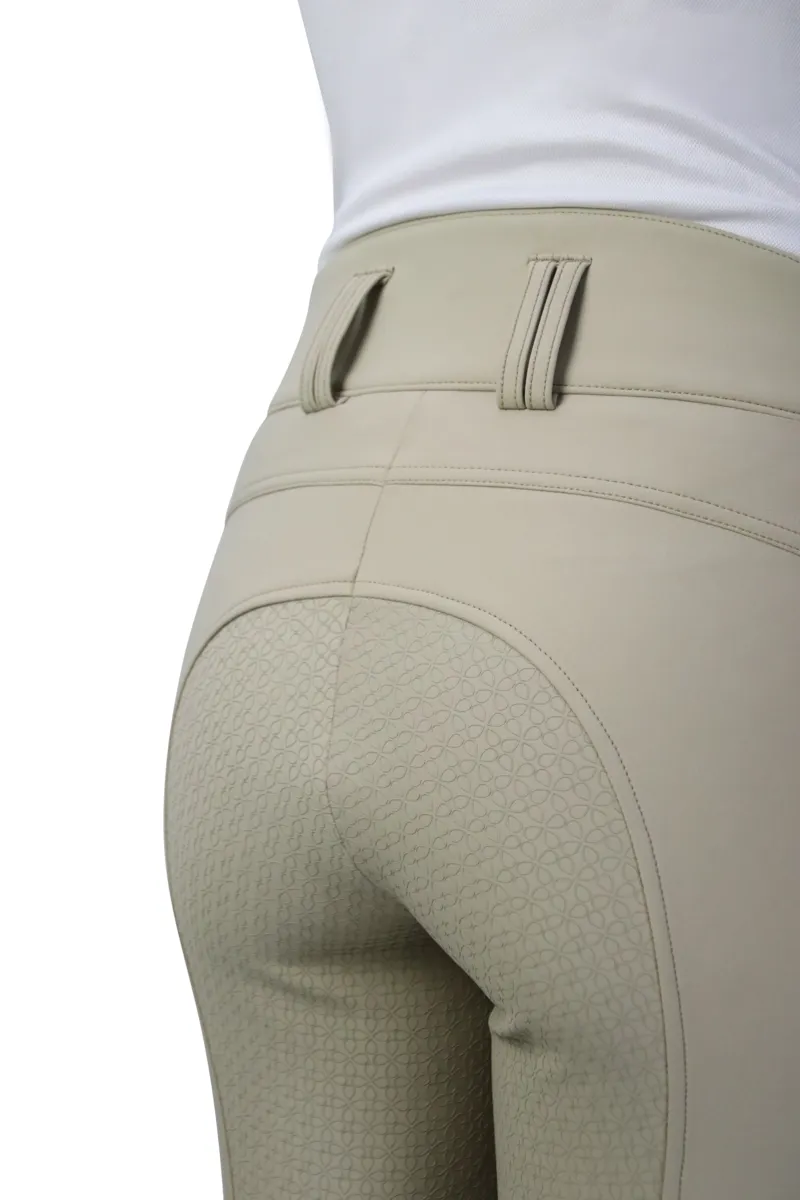Hy Equestrian Arctic Polar Softshell Breeches - Beige-2
